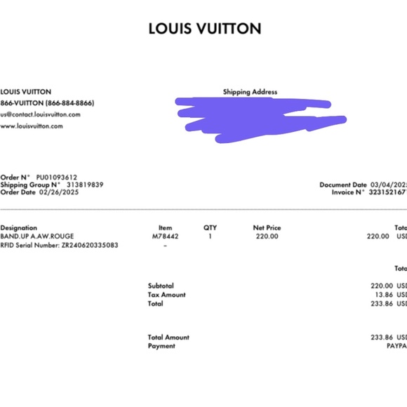 EUC LOUIS VUITTON TWILLY SMALL SCARF - Picture 9 of 10